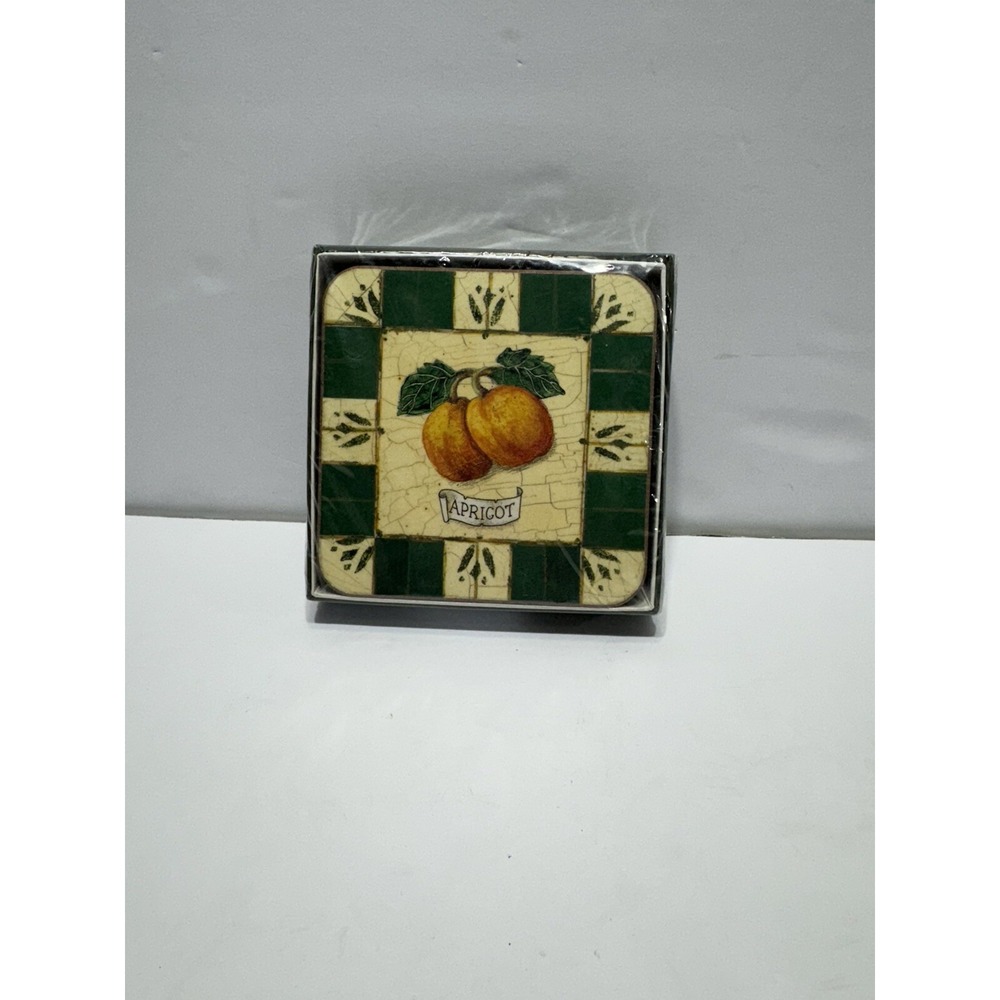 Vintage Harrods Knightsbridge‎ Fruit Medley Coasters NEW/SEALED
